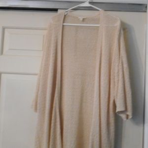 Eileen Fisher Misses XL Oatmeal Color Sweater